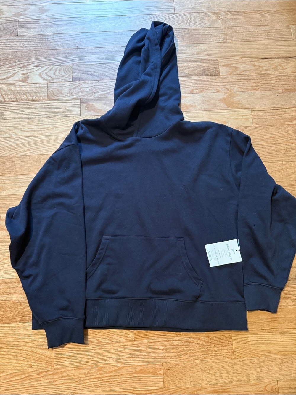 Classic Beachkrew Navy Women's Hooded Sweatshirt